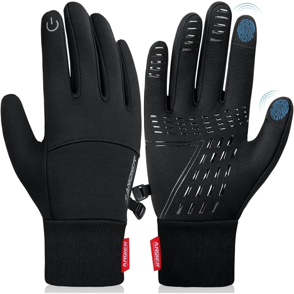 Winter Gloves, Windproof Warm Touchscreen Gloves … - image 1